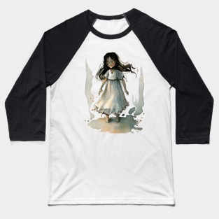 Cute Horror Icon La Llorona Baseball T-Shirt